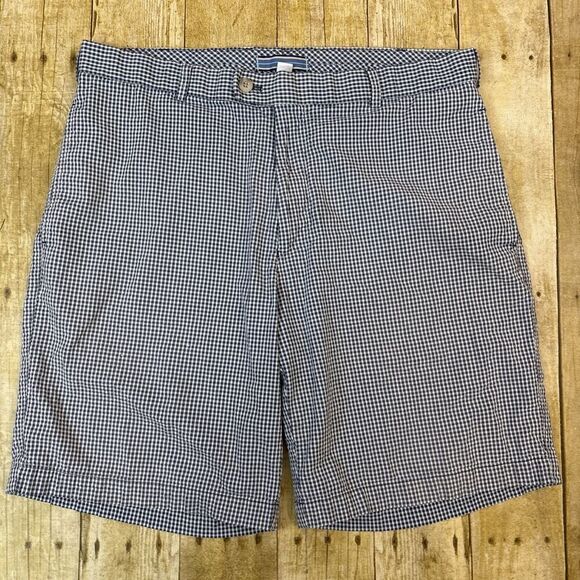 Peter Millar Other - Peter Millar Golf Shorts Mens Size 35 Blue Gingham Microcheck